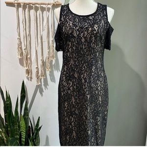 Classy black lace dress